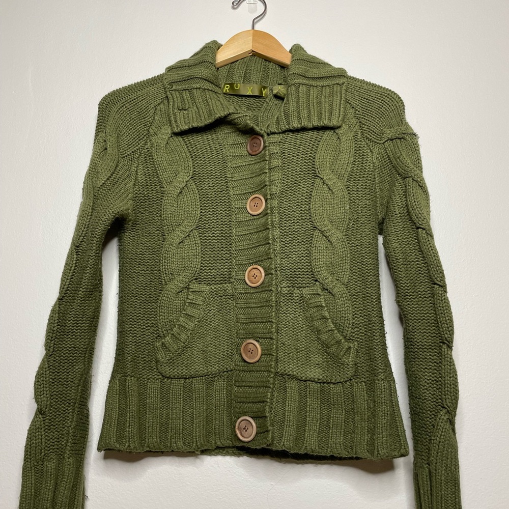 Roxy Button Up Cardigan